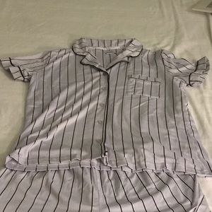 Nicole Miller striped pajamas